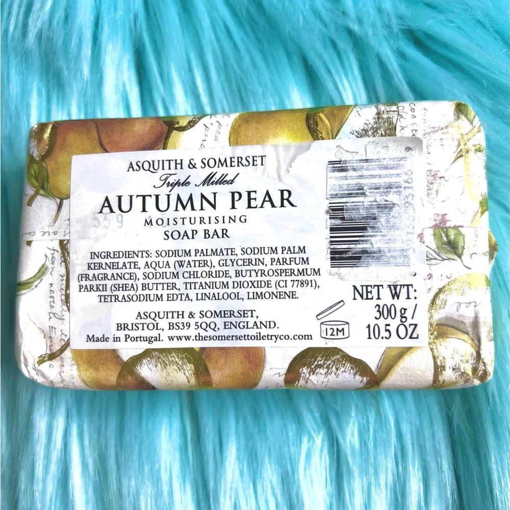Asquith & Somerset Autumn Pear 10.5 oz Triple Milled Moisturizing Bath Bar Soap